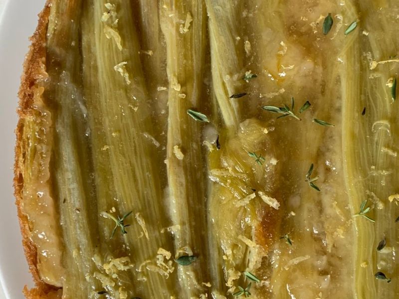 Torta di rabarbaro