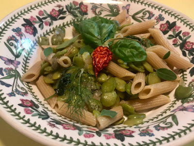 Pasta con le&nbsp;fave