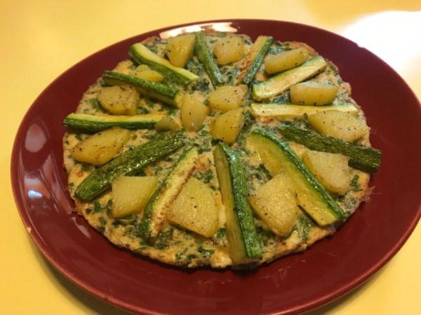 Frittata con zucchine e&nbsp;patate